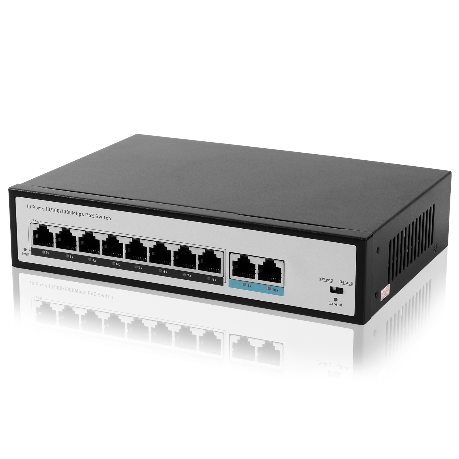 全千兆8+2电POE交换机 全千兆8+2电POE交换机