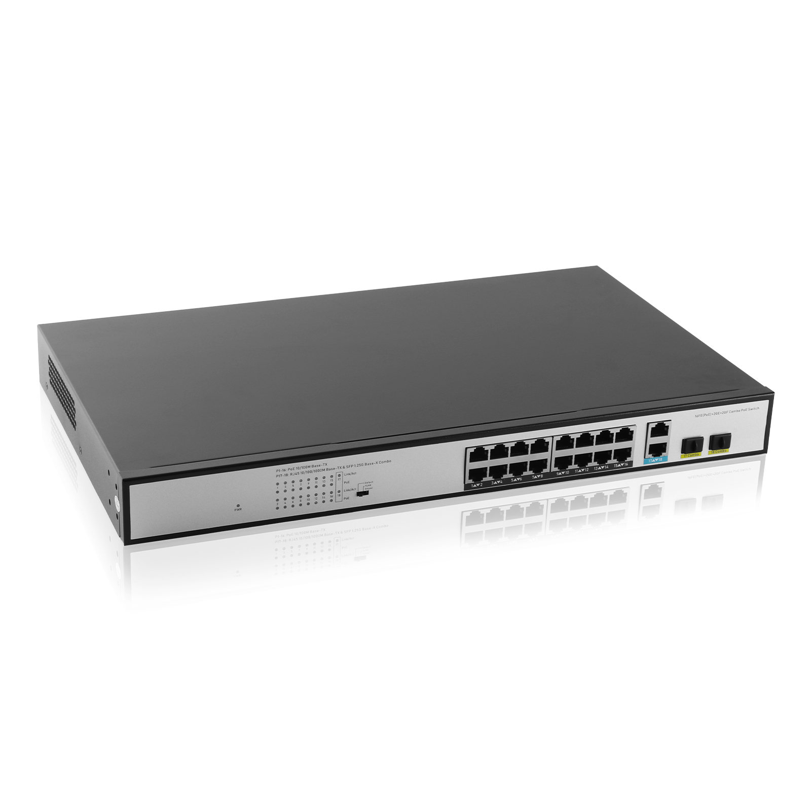 16+2+2全千兆P0E交换机