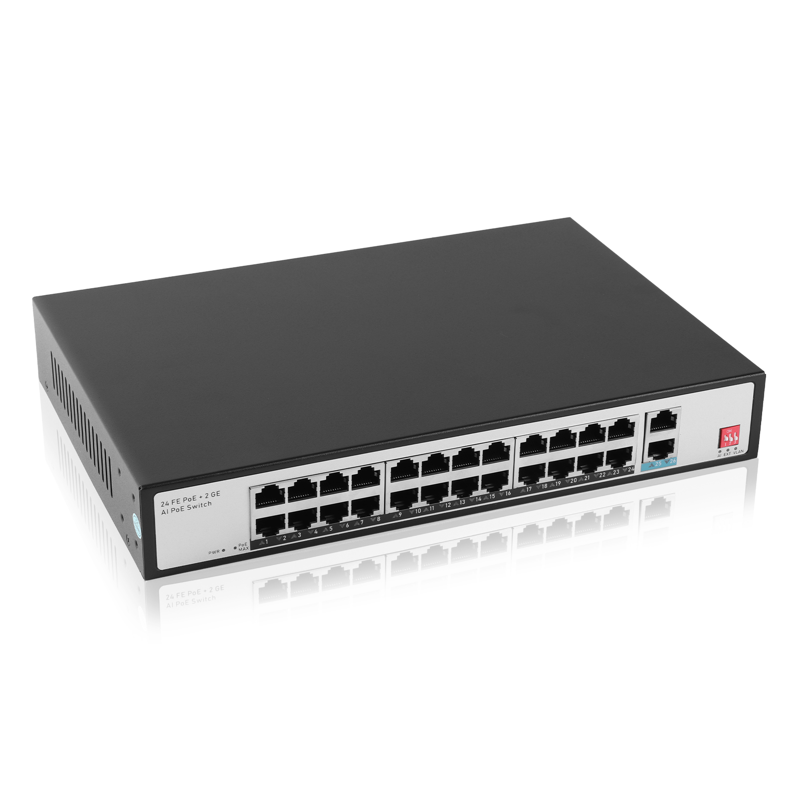 26口千兆上联POE供电交换机