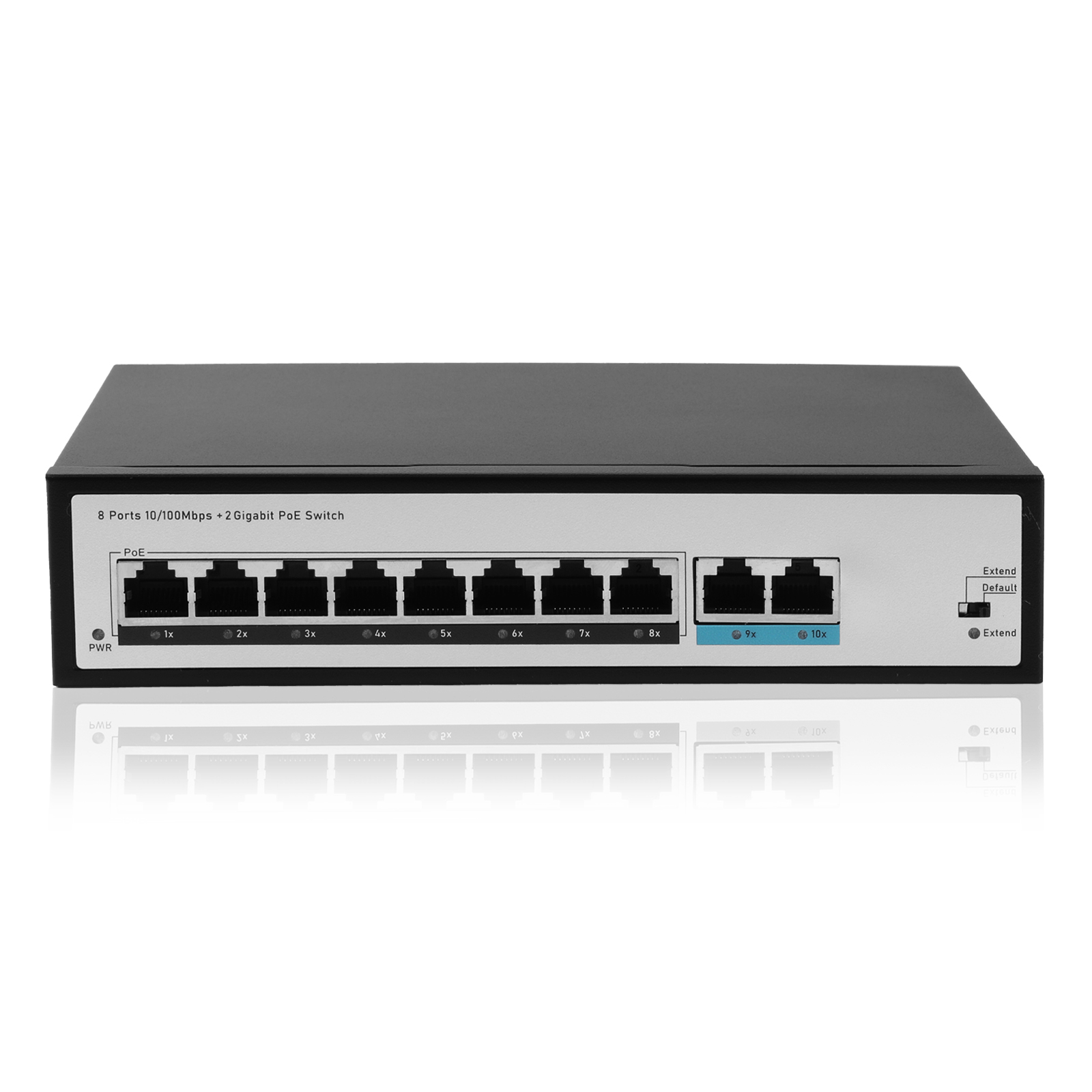 10口百兆POE供电交换机