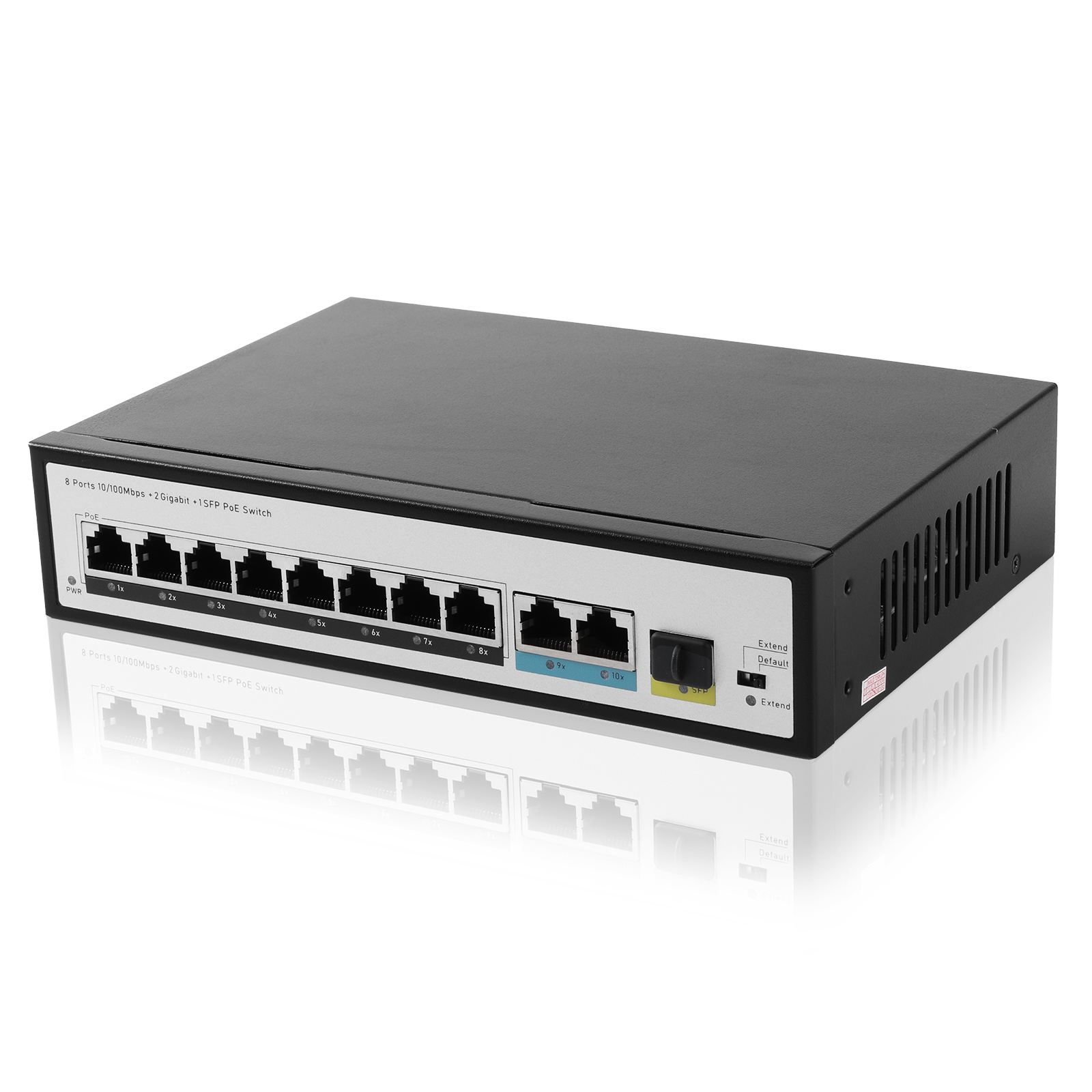 11口上联千兆POE供电交换机