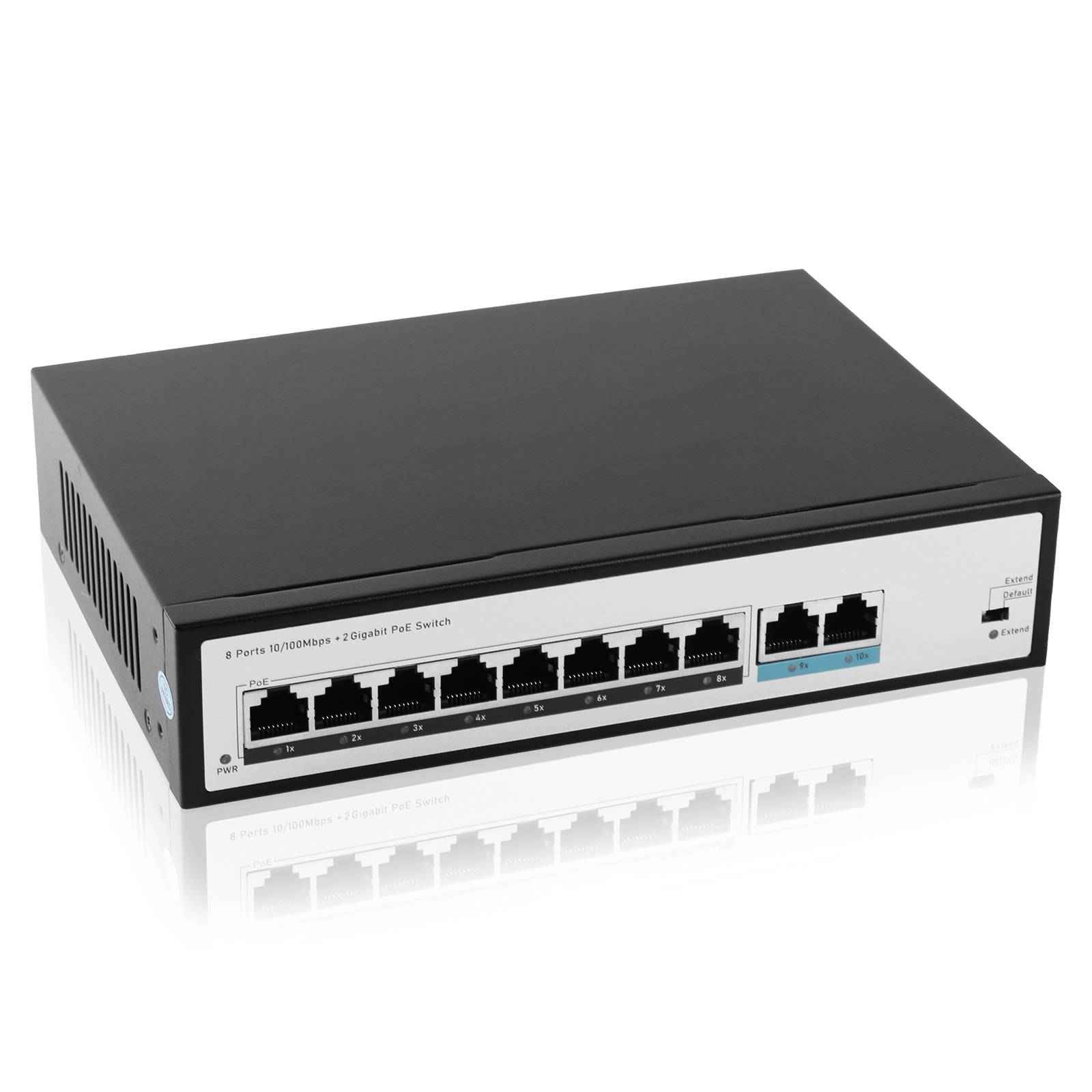 10口百兆POE供电交换机